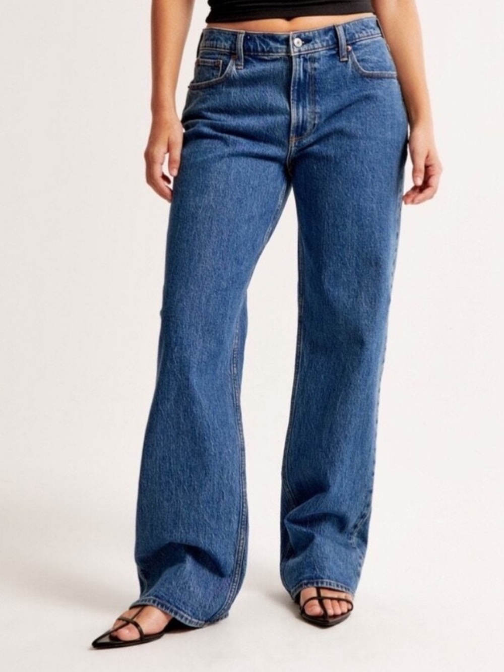 Abercrombie & Fitch SHORT The Baggy Low Rise Jeans Size 27